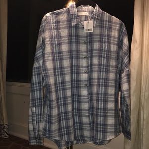 Plaid urban outfitters shirt NWT
